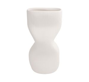 Florero cerámica arrugado 36.5 cm