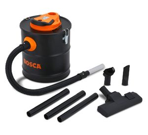 Aspiradora polvo/ceniza + filtro negro/naranjo 1000W