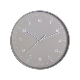 Reloj pared 30 cm números taupe