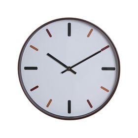 Reloj pared 30 cm líneas colores