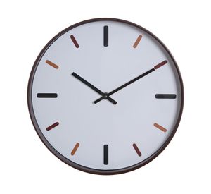 Reloj pared 30 cm líneas colores