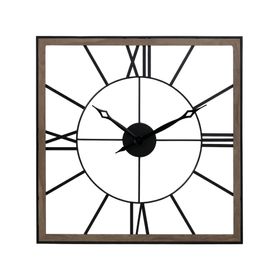 Reloj decorativo 60 cm cuadrado