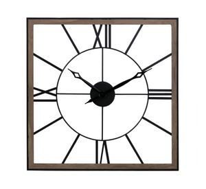 Reloj decorativo 60 cm cuadrado