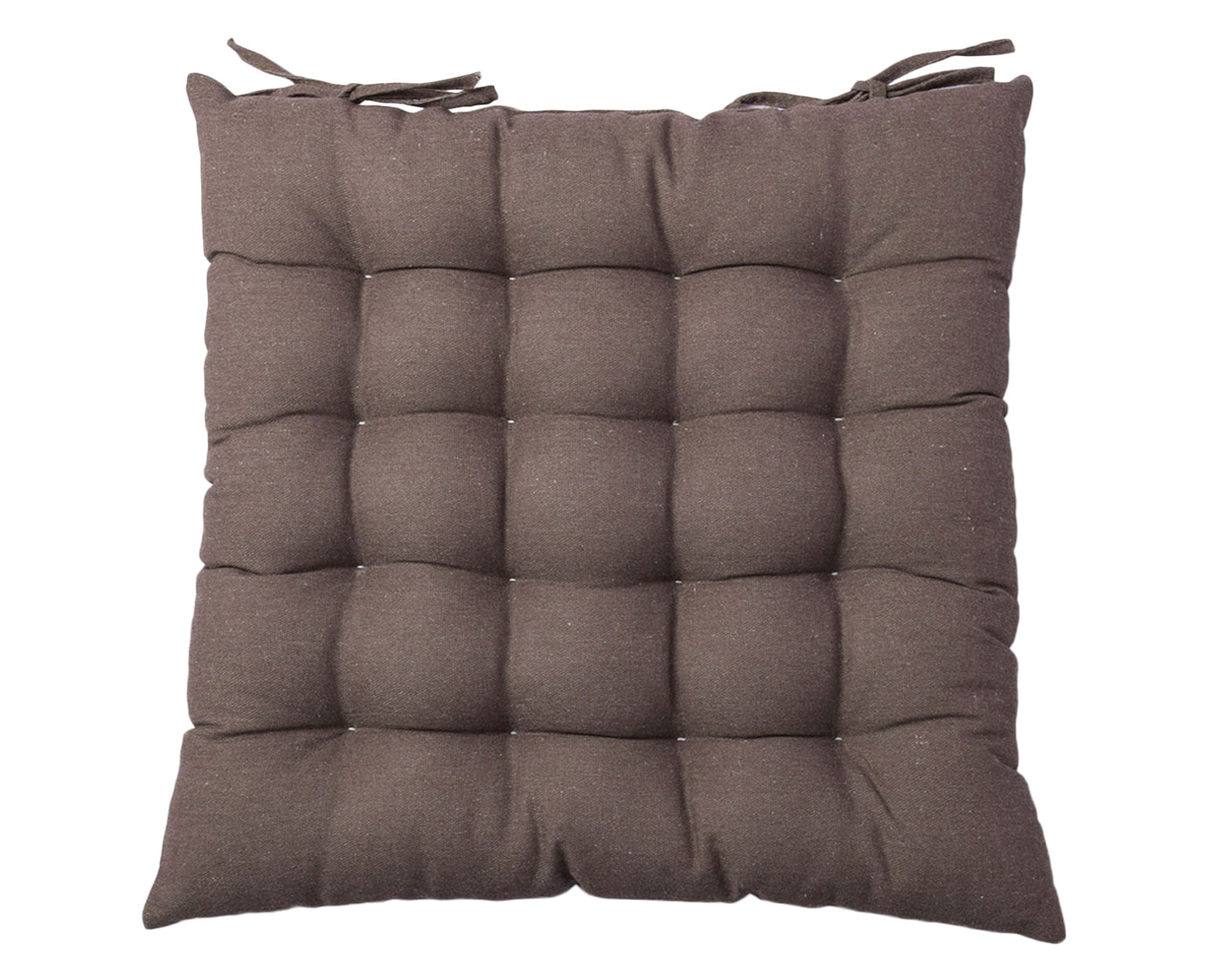 M+Design Cojín silla Liso café 40x40 cm