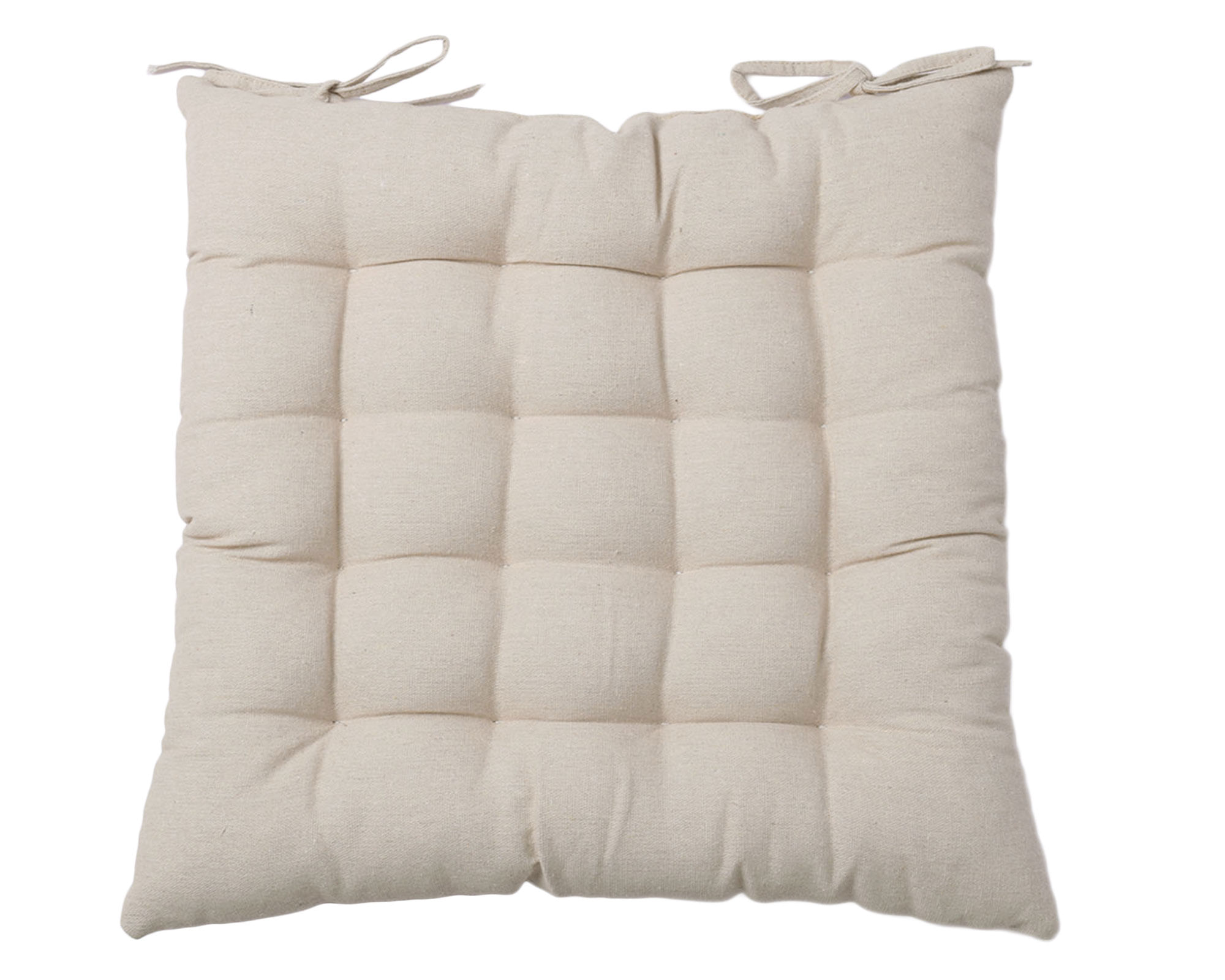 M+Design Cojín silla Liso beige 40x40 cm
