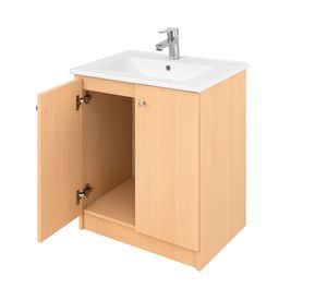 Mueble lavamanos Dante 2 puertas café