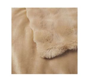 Manta fau x  fur beige 130 x 170 cm