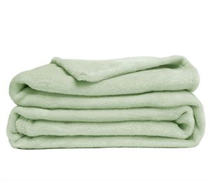 Manta flannel menta 130 x 170 cm