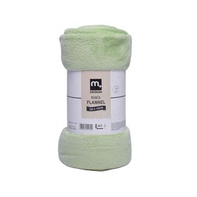 Manta flannel menta 130 x 170 cm