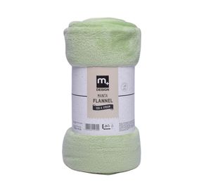 Manta flannel menta 130 x 170 cm