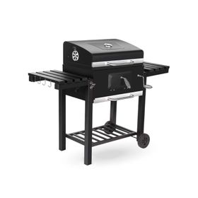 Parrilla a Carbón 108x137x57 cm Premium Bandeja Lateral