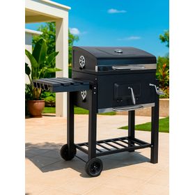 Parrilla a Carbón 108x115x57 cm Pro Bandeja Lateral