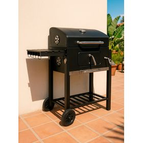 Parrilla a Carbón 108x115x57 cm Pro Bandeja Lateral