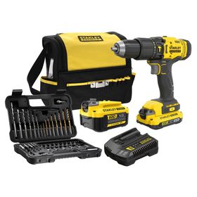 Kit taladro percutor 13 mm 20V + accesorios SCD711DMSA-B2