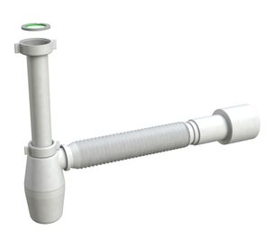 Sifón lavaplatos corrugado 1-1/2''