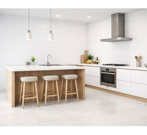 Cerámica blanco brillante 30x60 cm 1.62 m2