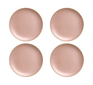Plato Summer-Gingko palo rosa 4 piezas