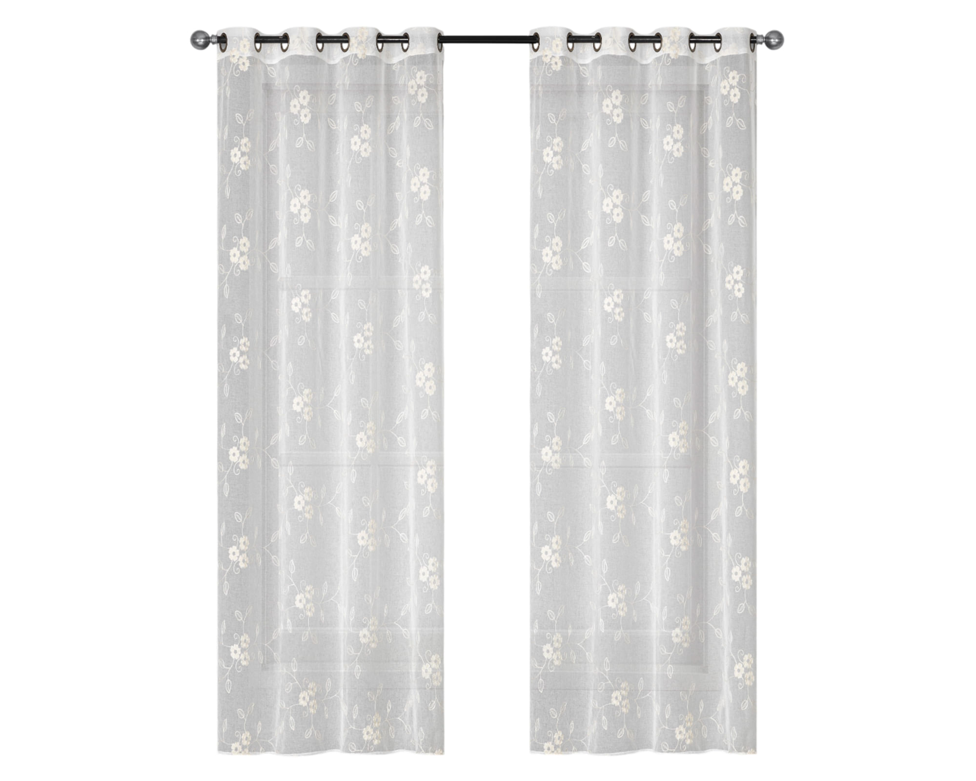 Chantilly Velo bordado Sofia 220x140 cm crudo