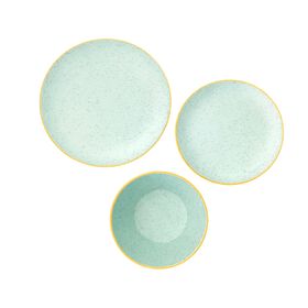 Plato Summer-Gingko menta 12 piezas