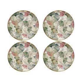 Plato 25 cm Summer-Gingko 4 unidades