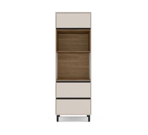 Despensa cocina Premier beige 2 puertas 1 cajón