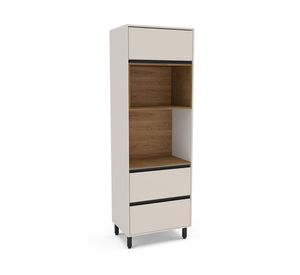 Despensa cocina Premier beige 2 puertas 1 cajón