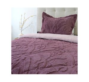 Cubrecama Jacquard sherpa obispo 1.5 plazas