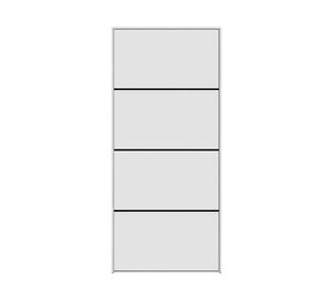 Zapateros 4 puertas Americana blanco