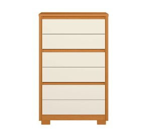 Cómodas Sin puertas Unno beige 126x79x43 cm