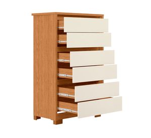 Cómodas Sin puertas Unno beige 126x79x43 cm