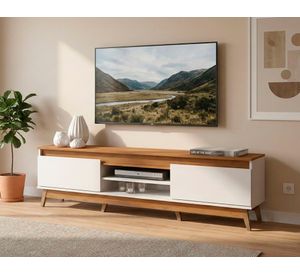 Rack TV Texas 85" roble/beige