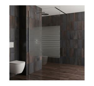 Mampara fija baño Strava blanco 190×90 cm