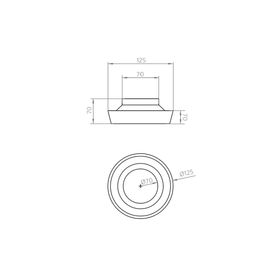 Sello  Fitting WC antifugas hermético