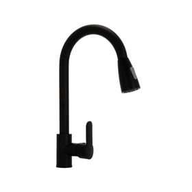 Monomando lavaplatos Veletri negro mate