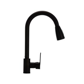 Monomando lavaplatos Veletri negro mate