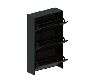 Zapateros 3 puertas Americana negro