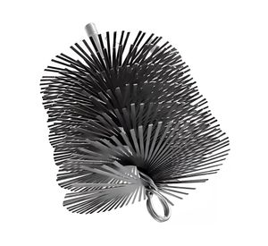 Escobilla limpieza chimenea acero 5''