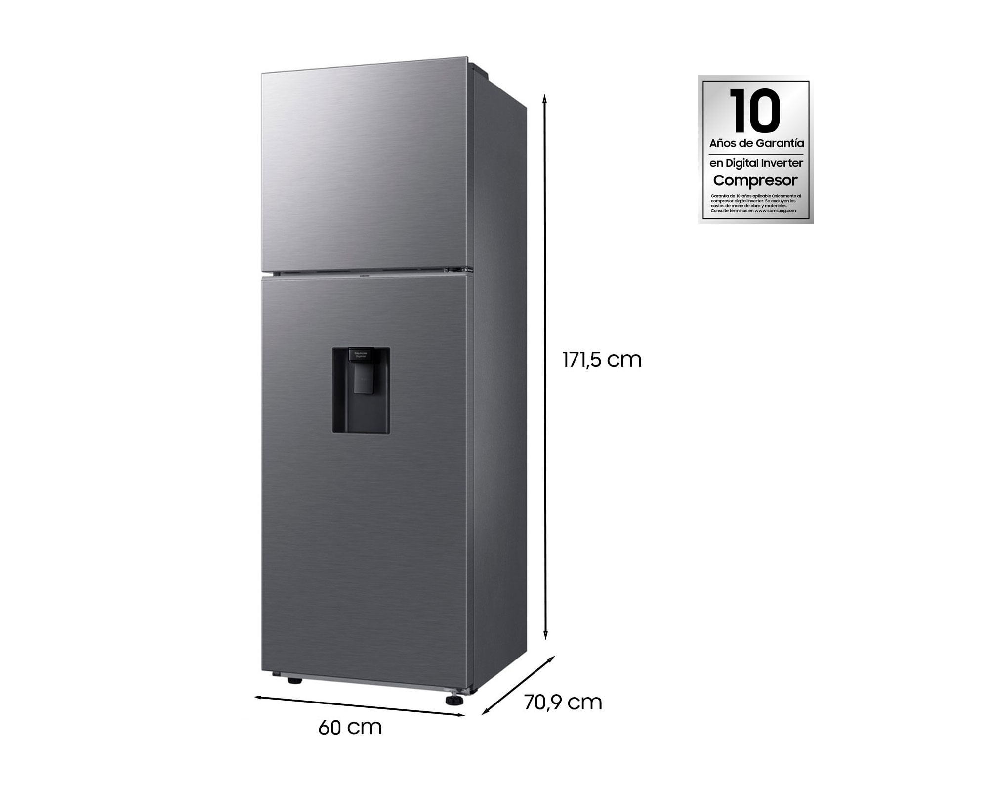 Refrigerador Top Mount RT35CG5540S9ZS 341 lt | Easy.cl
