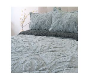 Cubrecama Jacquard gris 2 plazas