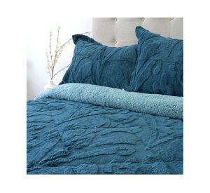 Cubrecama Jacquard azul 2 plazas