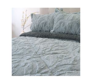 Cubrecama Jacquard gris King