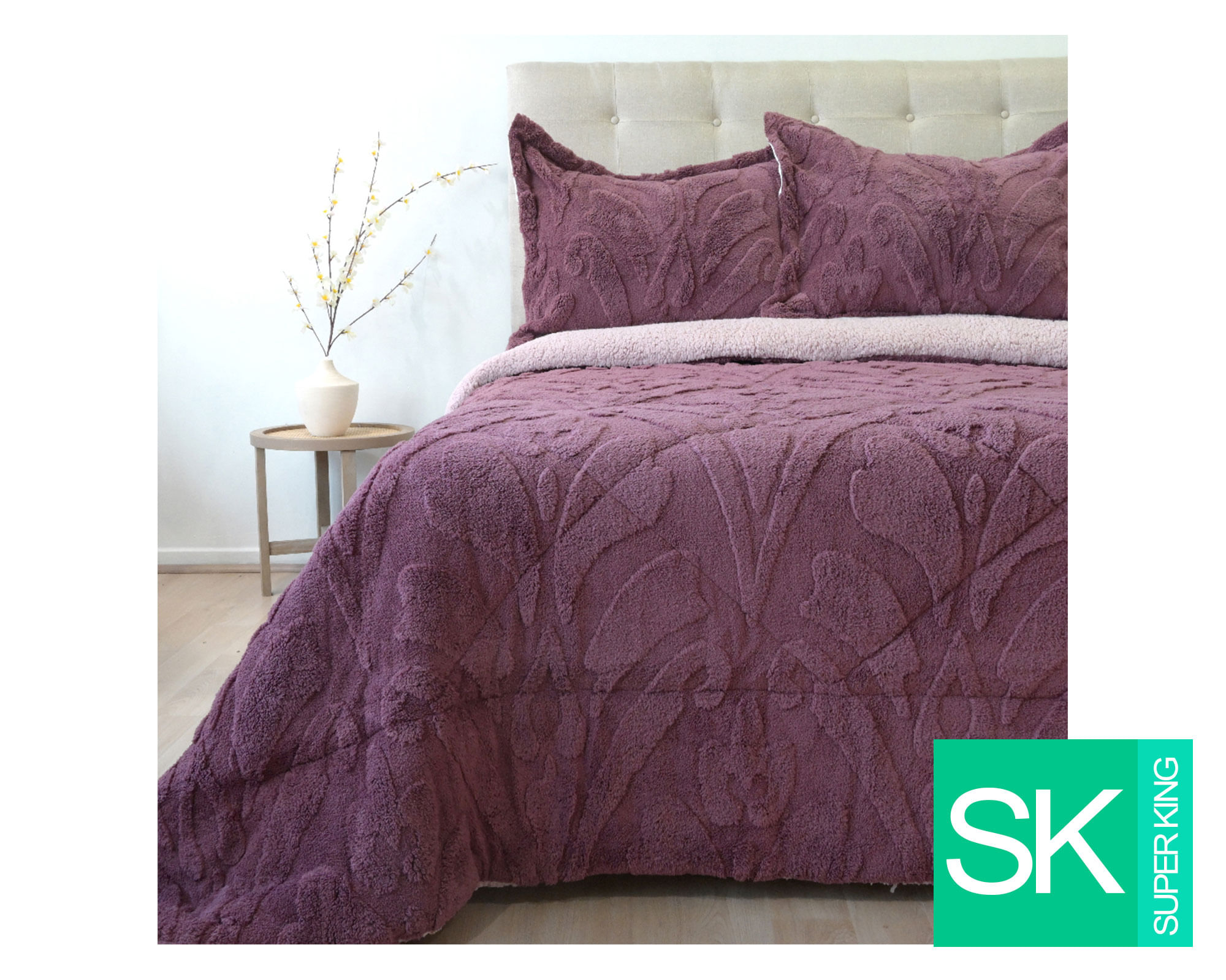 Doral Cubrecama Jacquard obispo Súper King