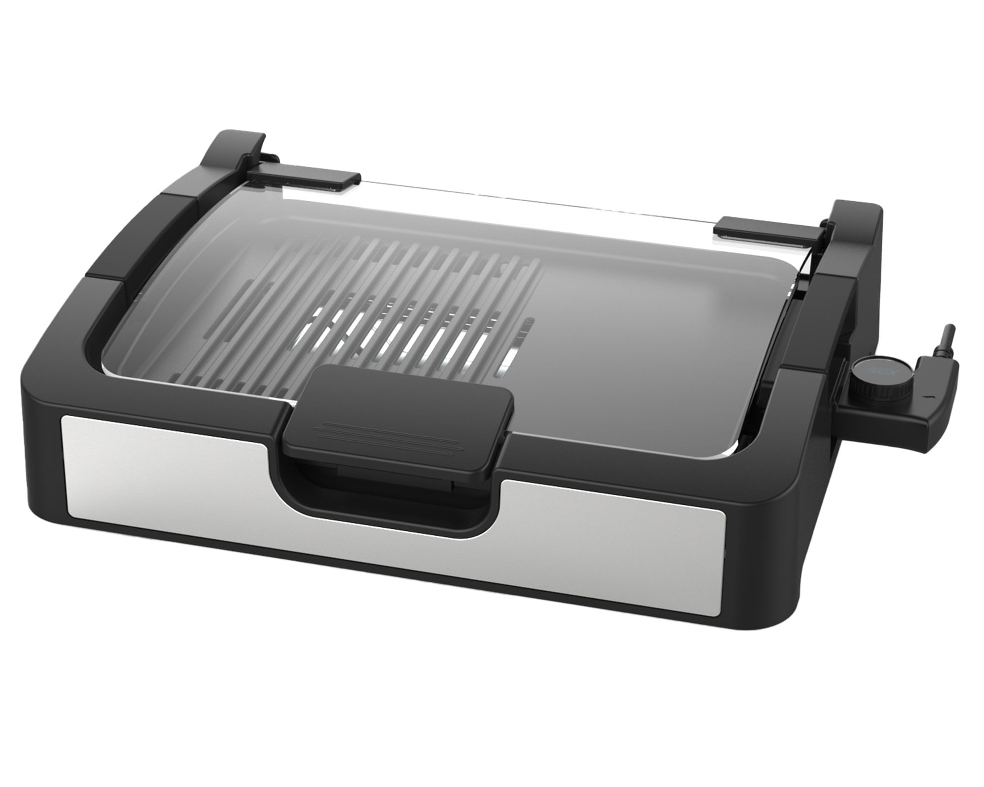Nex Parrilla eléctrica con tapa 1400W EGW0126