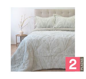 Cubrecama Jacquard beige 2 plazas