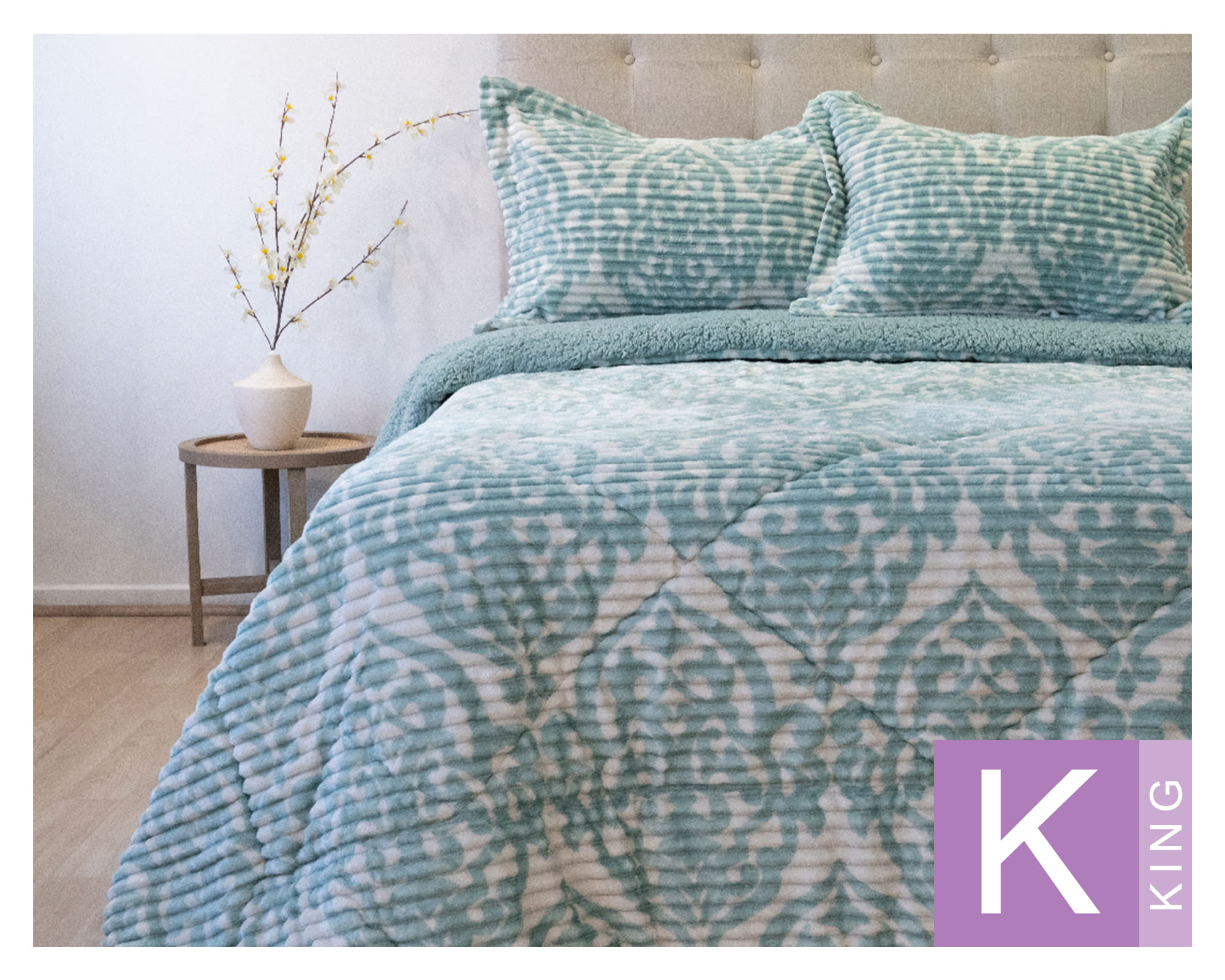 Doral Cubrecama cotelon King D4