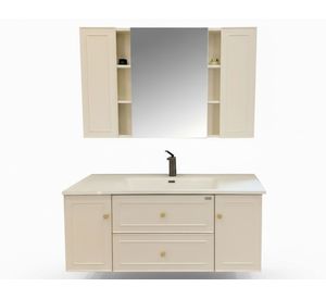 Mueble vanitorio 120 cm + espejo Vitta