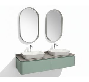 Mueble vanitorio 160 cm + espejo Elva