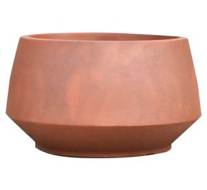 Maceta baja brut óxido 63 cm