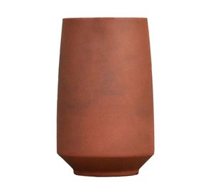 Maceta alta brut óxido 34 cm