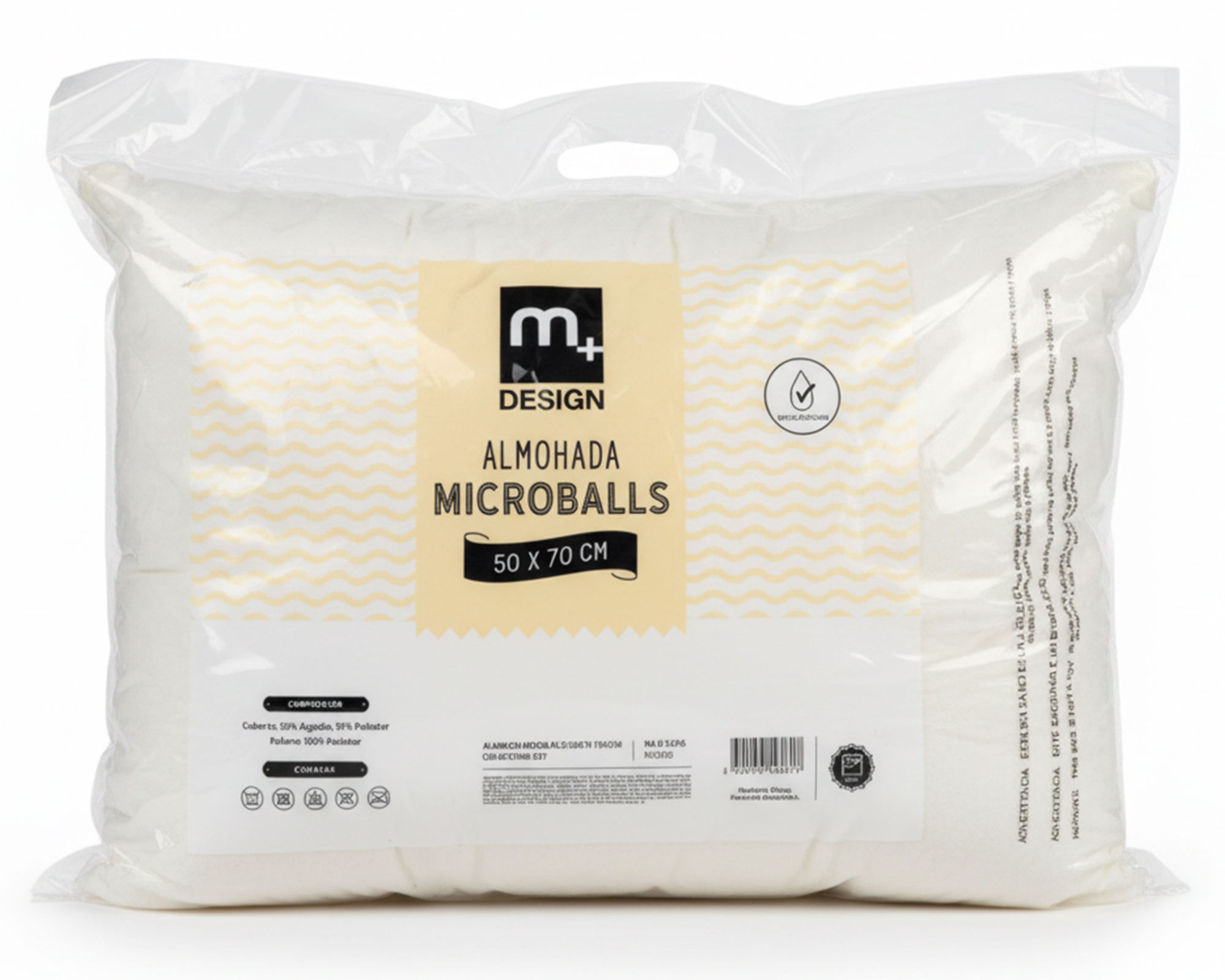 M+Design Almohada 50x70 cm blanco